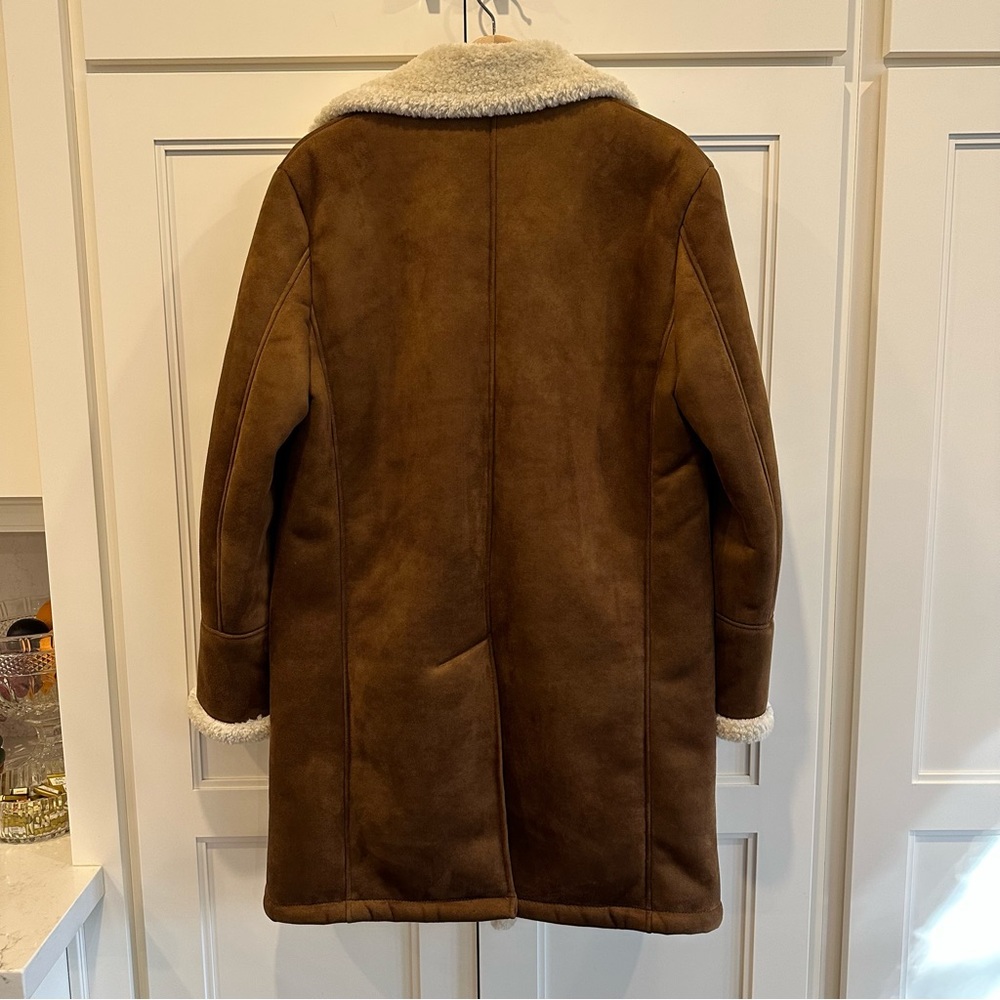 Zara Fur and Suede Coat - Picture 3 of 5
